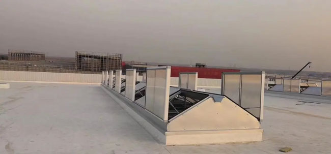 安徽三角型電動采光排煙天窗